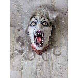 Scary vampire Goblin head AS IS blood prop as is Halloween decor